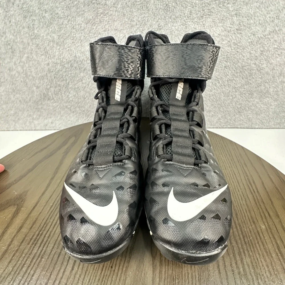 Nike Force Savage Shark 2 Football Cleats Mens 12 Black White